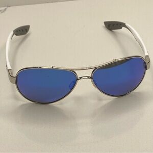 COSTA Loreto White Frame Sunglasses